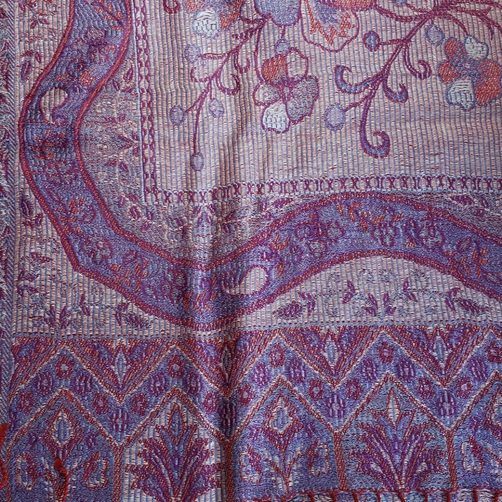 Purple Scarf/Head Wrap